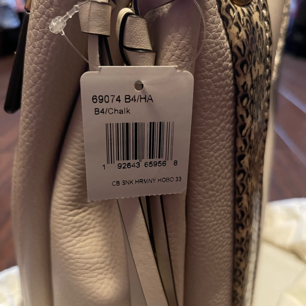 NWT Coach Harmony Hobo 33 leather with snakeskin - Picture 3 of 8